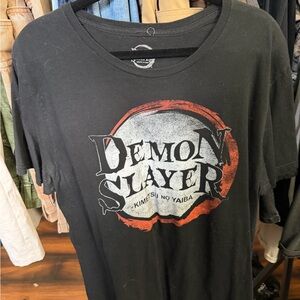 Anvil Black and Red Demon Slayer Tee